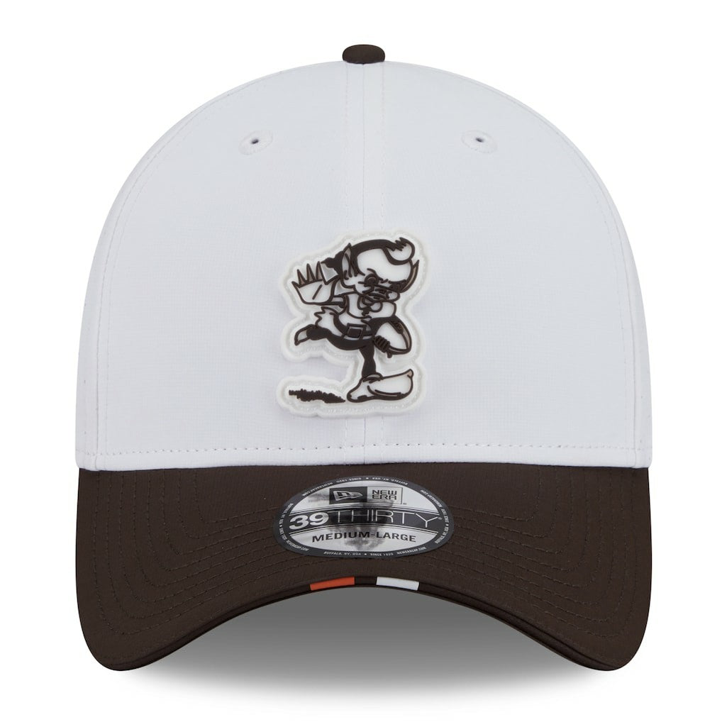Cleveland Browns 2025 NFL Training Camp Throwback Logo 39THIRTY Flex Hat | NFL US