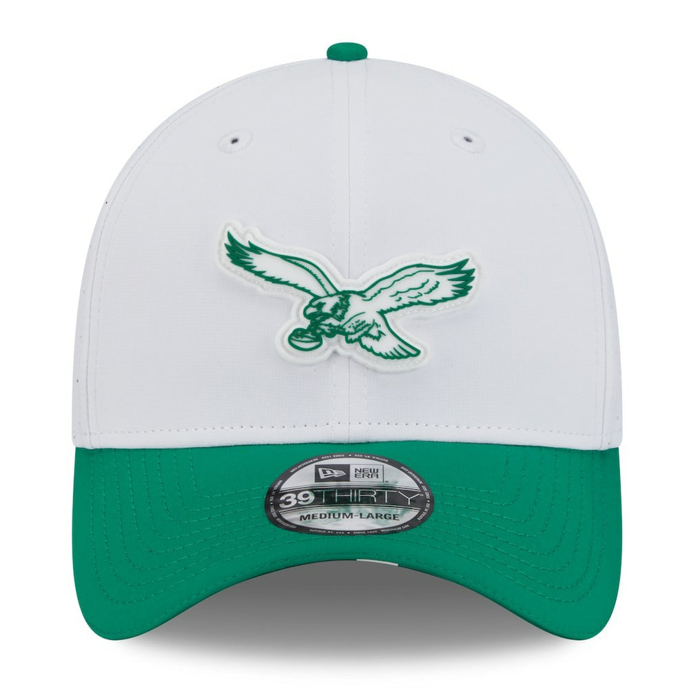 Philadelphia Eagles 2025 NFL Training Camp Throwback Logo 39THIRTY Flex Hat | NFL Outlet