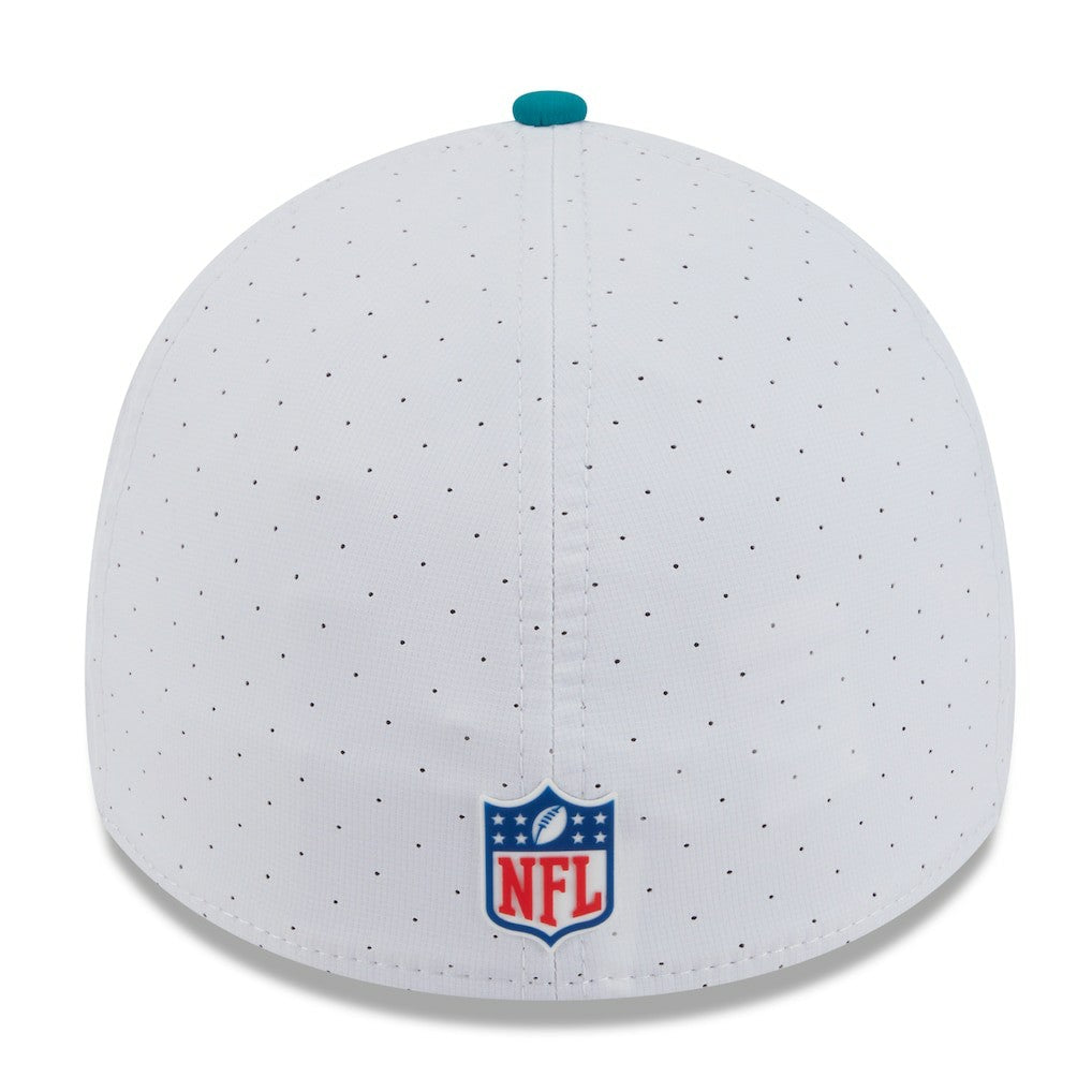 Miami Dolphins 2025 NFL Training Camp Throwback Logo 39THIRTY Flex Hat | NFL Sale