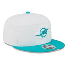 Miami Dolphins 2025 NFL Training Camp Split Panel 9FIFTY Snapback Hat | NFL Sale