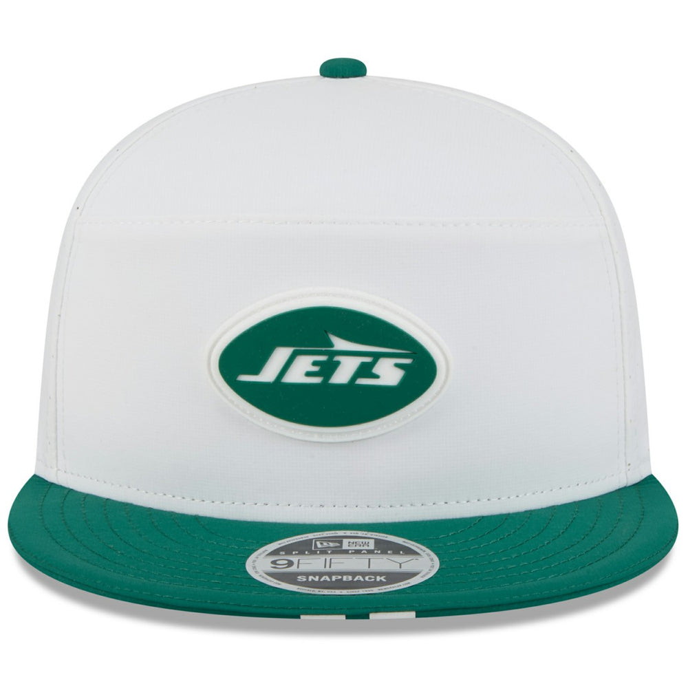 New York Jets 2025 NFL Training Camp Split Panel 9FIFTY Snapback Hat | NFL Outlet
