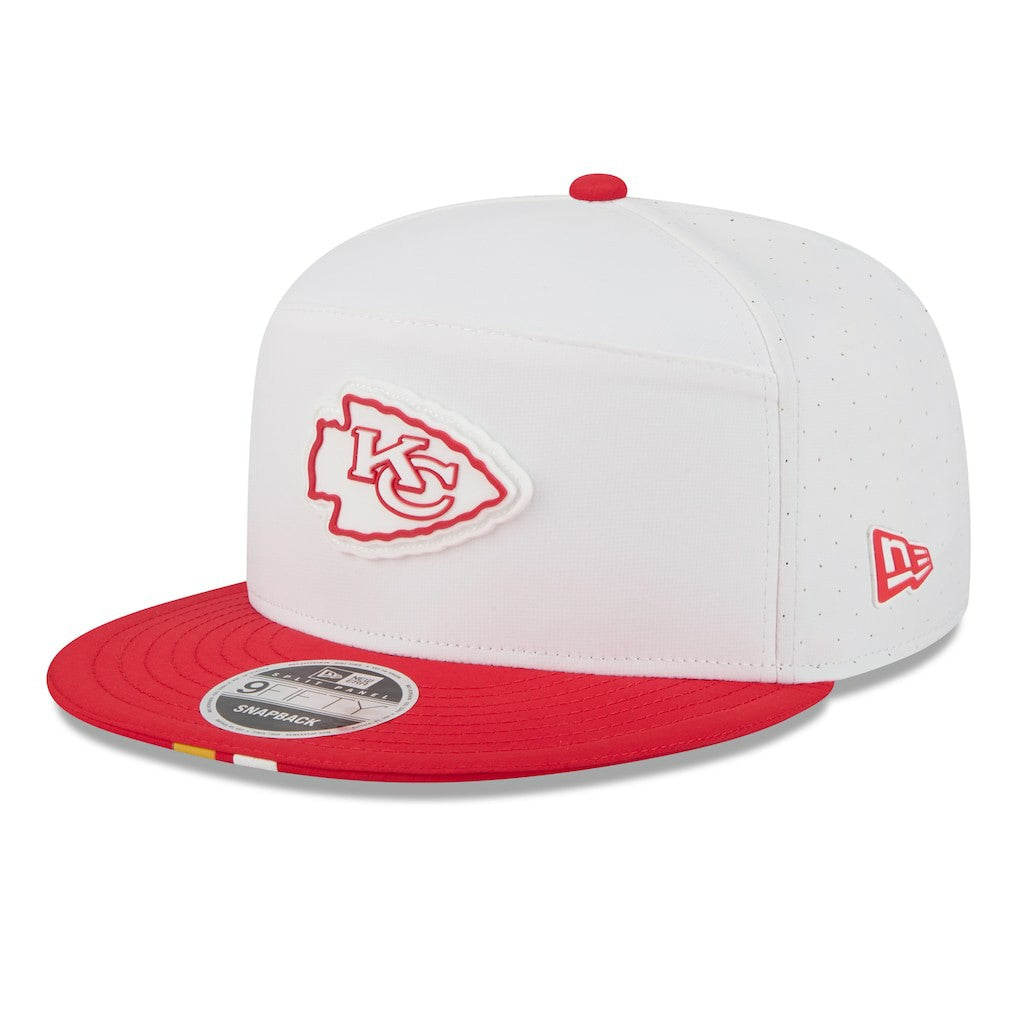Kansas City Chiefs 2025 NFL Training Camp Split Panel 9FIFTY Snapback Hat | NFL Sale