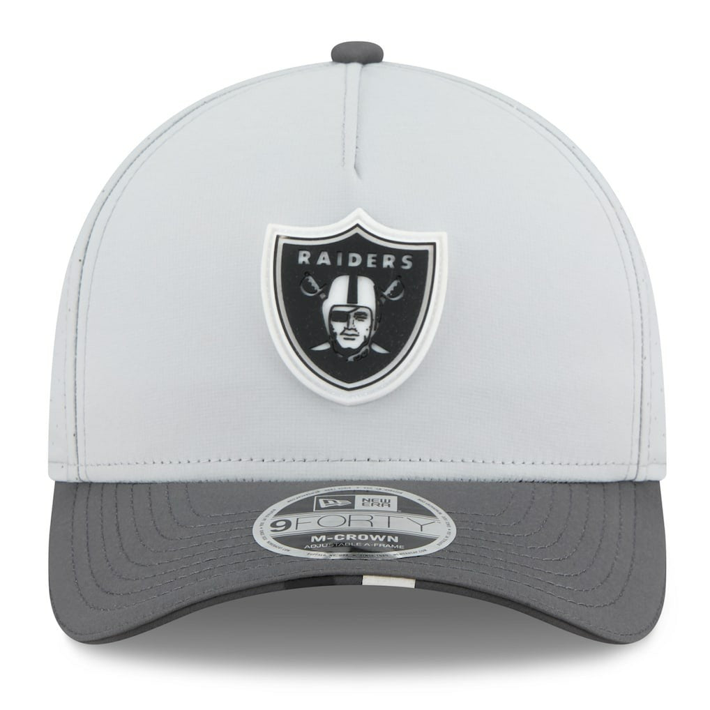 Las Vegas Raiders 2025 NFL Training Camp A-Frame 9FORTY Adjustable Hat | NFL Outlet