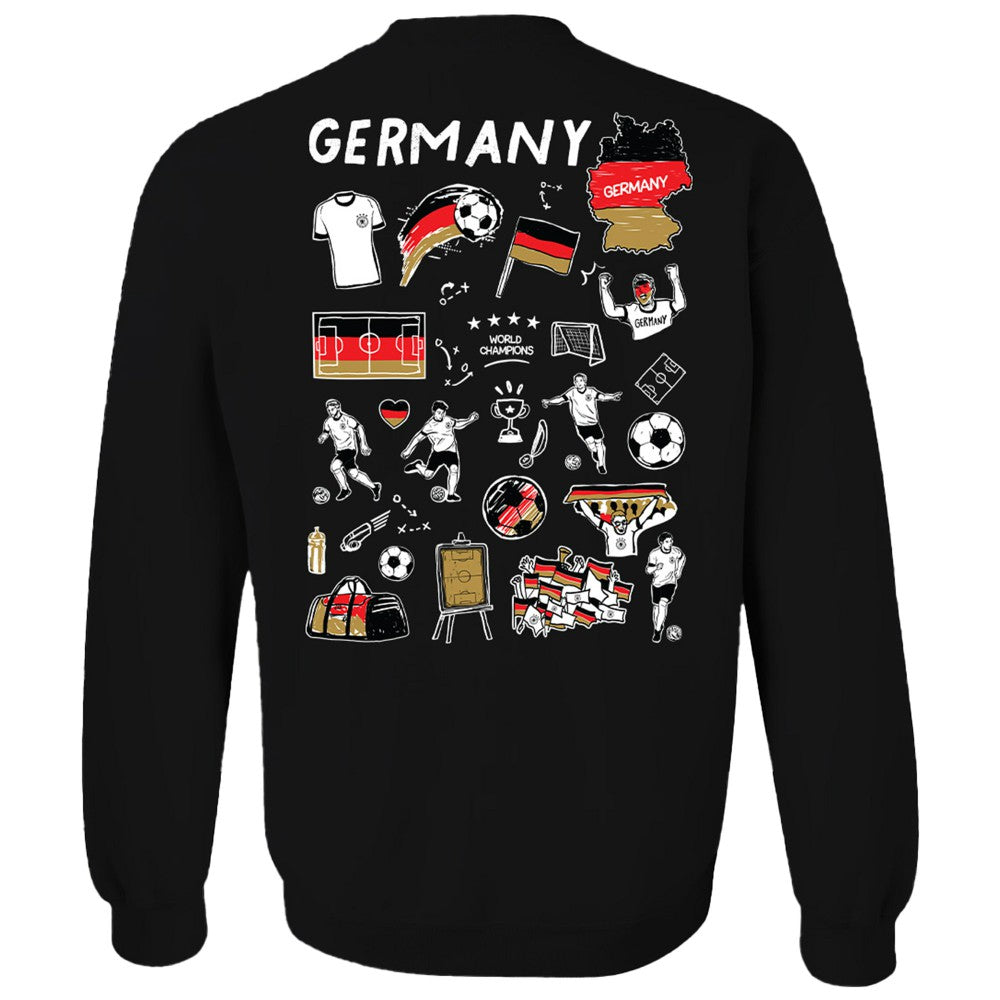 Germany National Team Vive La Fete Women's Impressions Artwork Pullover Sweatshirt