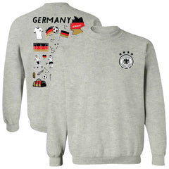 Germany National Team Vive La Fete Women's Impressions Artwork Pullover Sweatshirt