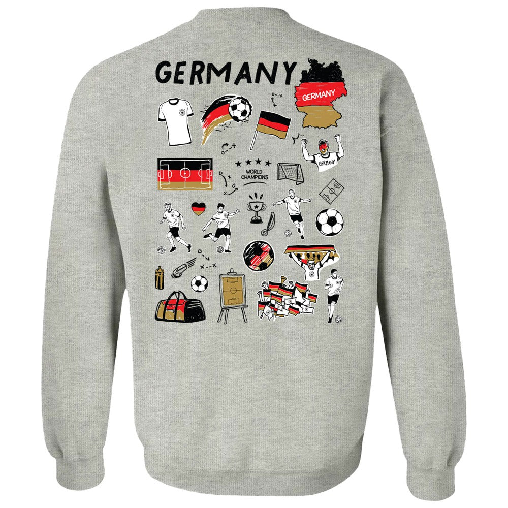 Germany National Team Vive La Fete Women's Impressions Artwork Pullover Sweatshirt