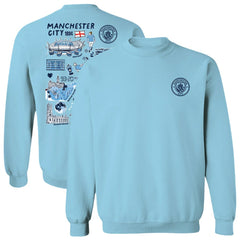 Manchester City Vive La Fete Women's Impressions Artwork Pullover Sweatshirt