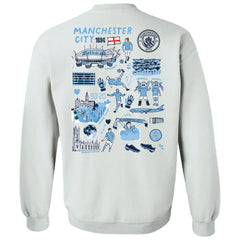 Manchester City Vive La Fete Women's Impressions Artwork Pullover Sweatshirt