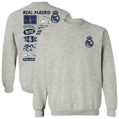 Real Madrid Vive La Fete Women's Impressions Artwork Pullover Sweatshirt