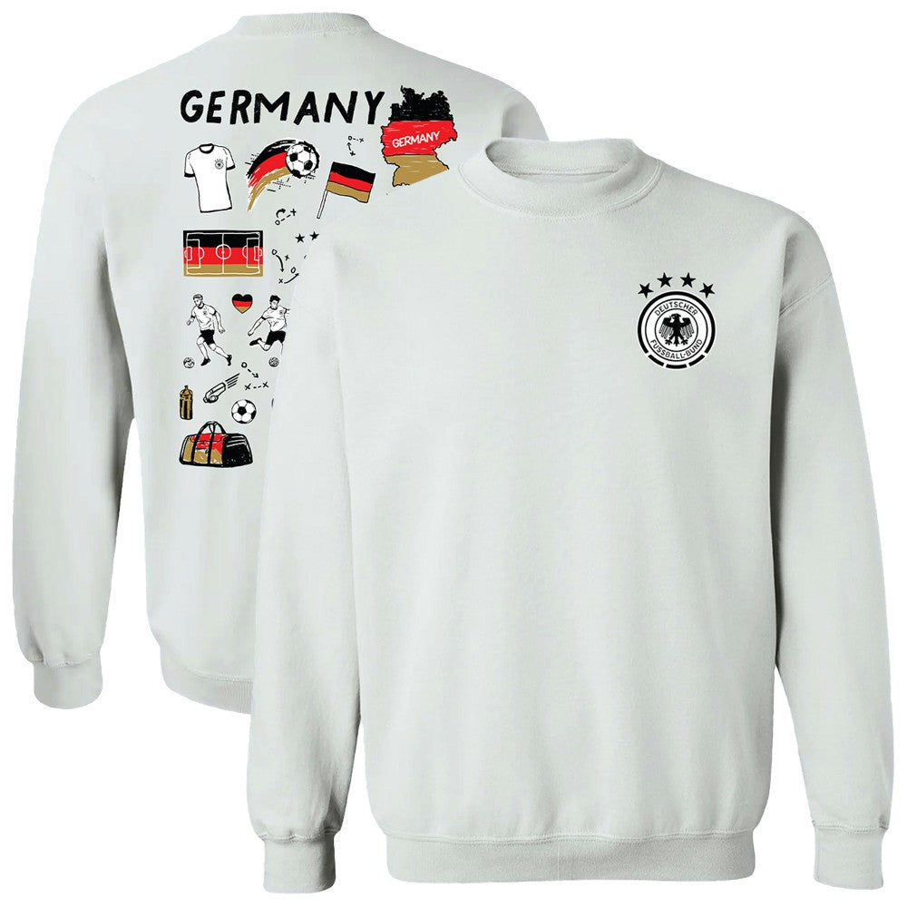 Germany National Team Vive La Fete Women's Impressions Artwork Pullover Sweatshirt