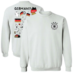 Germany National Team Vive La Fete Women's Impressions Artwork Pullover Sweatshirt