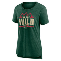 Minnesota Wild Women's Shout Out Tri-Blend T-Shirt -  NHL T-shirts