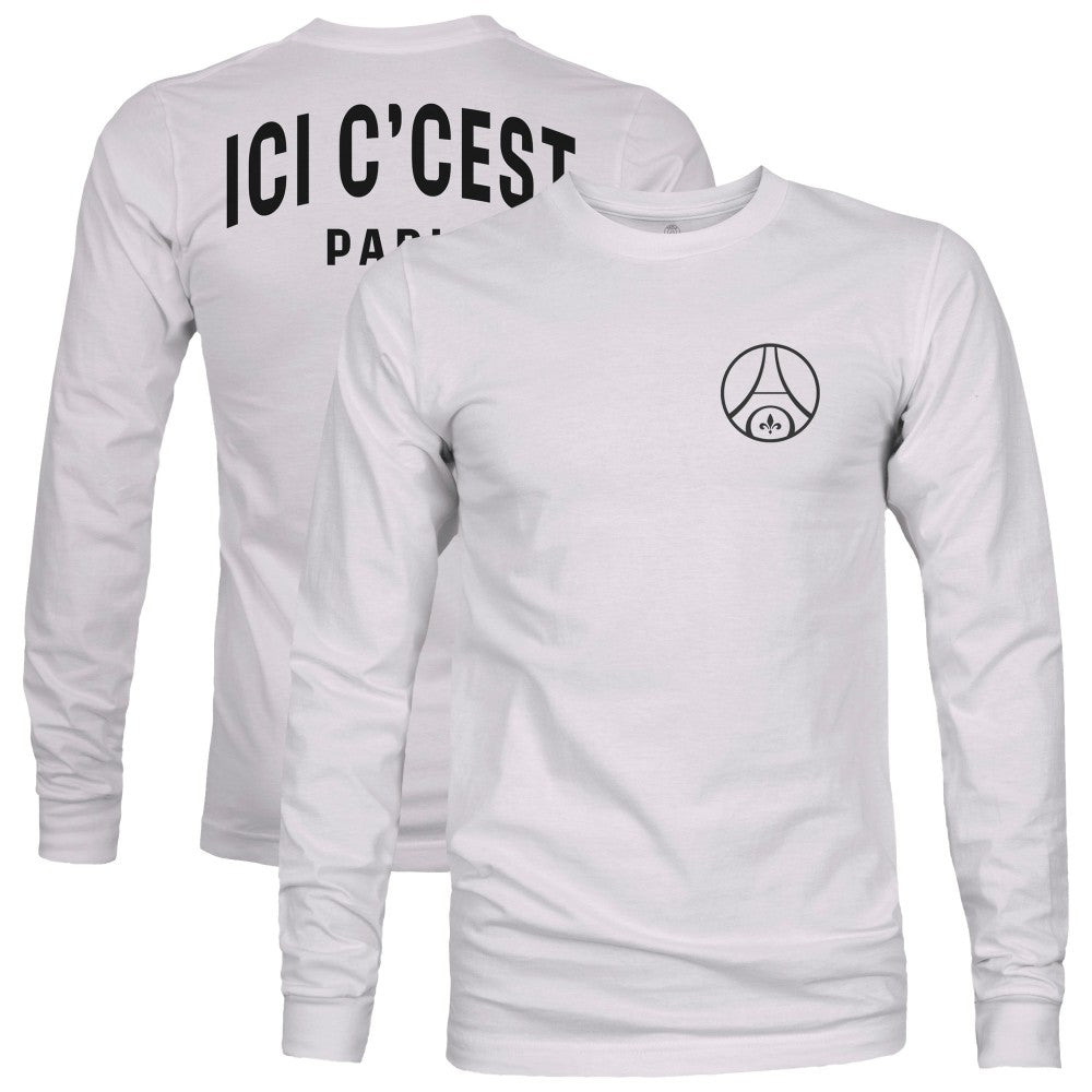 Paris Saint-Germain 1863FC Back Team Arch Long Sleeve T-Shirt