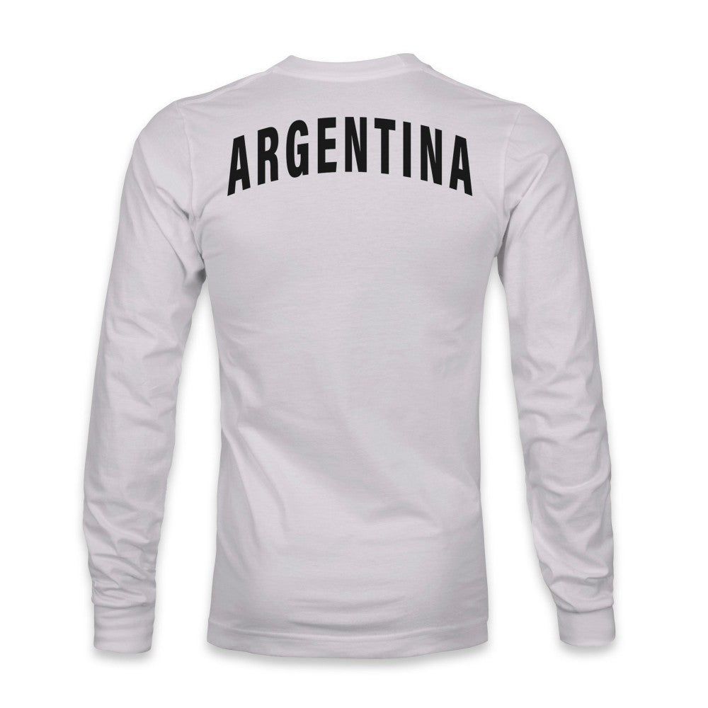 Argentina National Team 1863FC Back Team Arch Long Sleeve T-Shirt