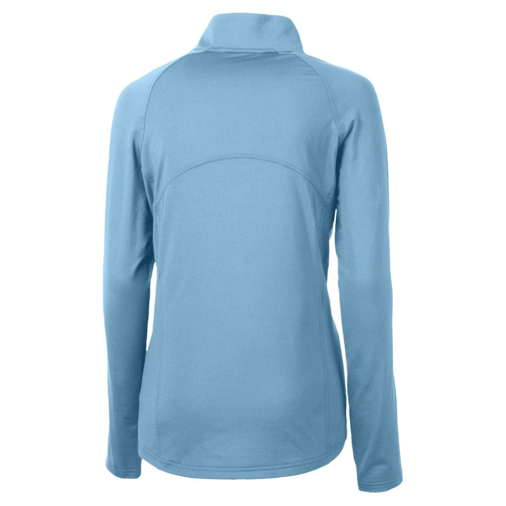 Philadelphia Phillies Cutter & Buck Women's Raglan Adapt Eco Knit Stretch Recycled Half-Zip Top - MLB Tops
