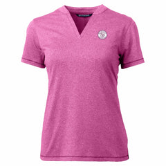 Milwaukee Brewers Cutter & Buck Forge Heathered Stretch Blade Top - MLB Tops
