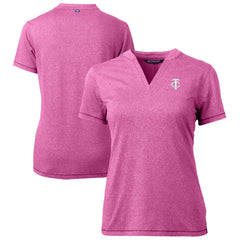 Minnesota Twins Cutter & Buck Forge Heathered Stretch Blade Top - MLB Tops