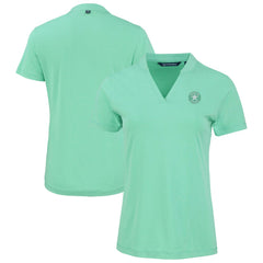 Houston Astros Cutter & Buck Forge Heathered Stretch Blade Top - MLB Tops