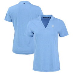 Detroit Tigers Cutter & Buck Forge Heathered Stretch Blade Top - MLB Tops