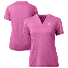 Detroit Tigers Cutter & Buck Forge Heathered Stretch Blade Top - MLB Tops