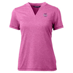 Philadelphia Phillies Cutter & Buck Forge Heathered Stretch Blade Top - MLB Tops