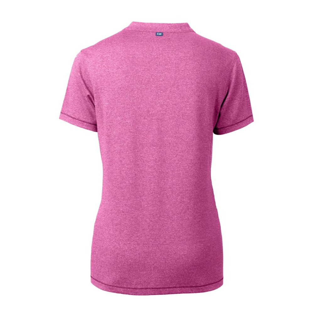 San Diego Padres Cutter & Buck Forge Heathered Stretch Blade Top - MLB Tops