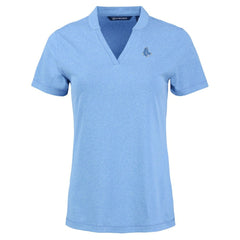 Boston Red Sox Cutter & Buck Forge Heathered Stretch Blade Top - MLB Tops