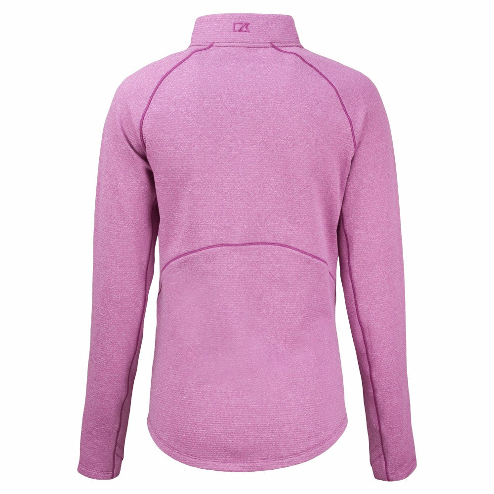 Cleveland Guardians Cutter & Buck Women's Peshastin Eco Fleece Recycled Half-Zip Jacket - MLB Jackets