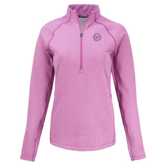 Washington Nationals Cutter & Buck Women's Peshastin Eco Fleece Recycled Half-Zip Jacket - MLB Jackets