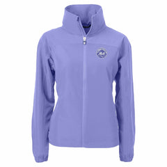 New York Mets Cutter & Buck Women's Charter Eco Recycled Full-Zip Jacket - MLB Jackets