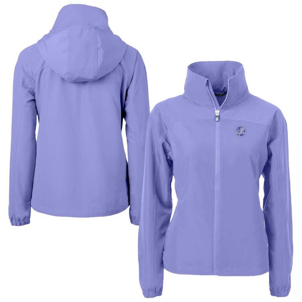 New York Yankees Cutter & Buck Women's Charter Eco Recycled Full-Zip Jacket - MLB Jackets