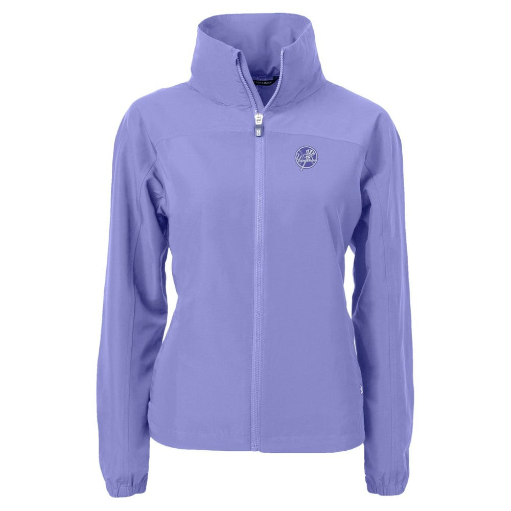 New York Yankees Cutter & Buck Women's Charter Eco Recycled Full-Zip Jacket - MLB Jackets