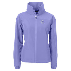 Chicago Cubs Cutter & Buck Women's Charter Eco Recycled Full-Zip Jacket - MLB Jackets