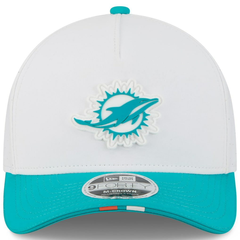 Miami Dolphins Youth 2025 NFL Training Camp A-Frame 9FORTY Adjustable Hat | NFL Online