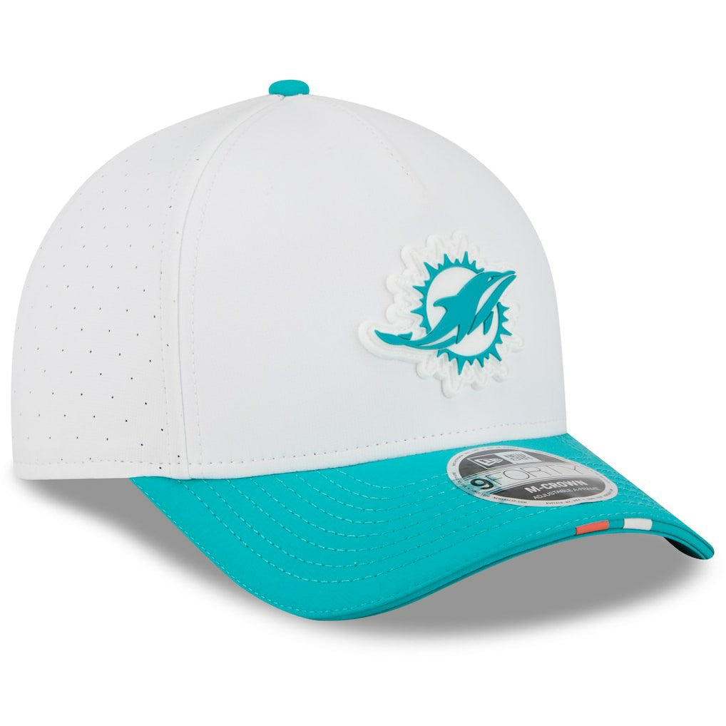 Miami Dolphins Youth 2025 NFL Training Camp A-Frame 9FORTY Adjustable Hat | NFL Online