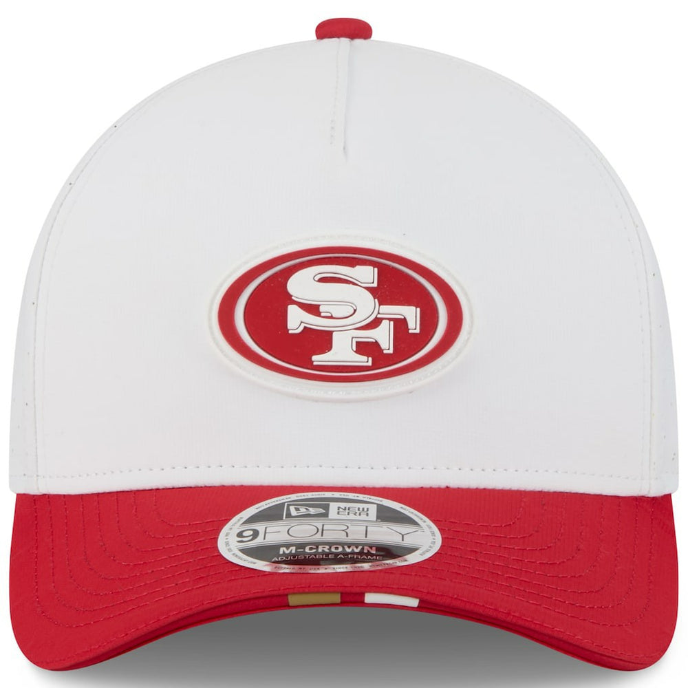 San Francisco 49ers Youth 2025 NFL Training Camp A-Frame 9FORTY Adjustable Hat | NFL Outlet
