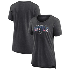 New Jersey Devils Women's Proud Tri-Blend T-Shirt -  NHL T-shirts