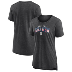 Seattle Kraken Women's Proud Tri-Blend T-Shirt -  NHL T-shirts