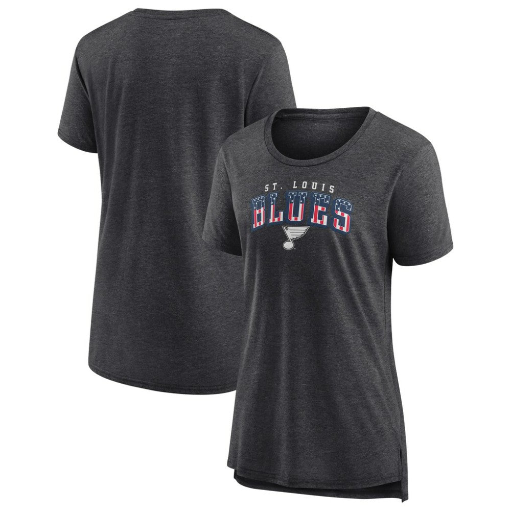 St. Louis Blues Women's Proud Tri-Blend T-Shirt -  NHL T-shirts