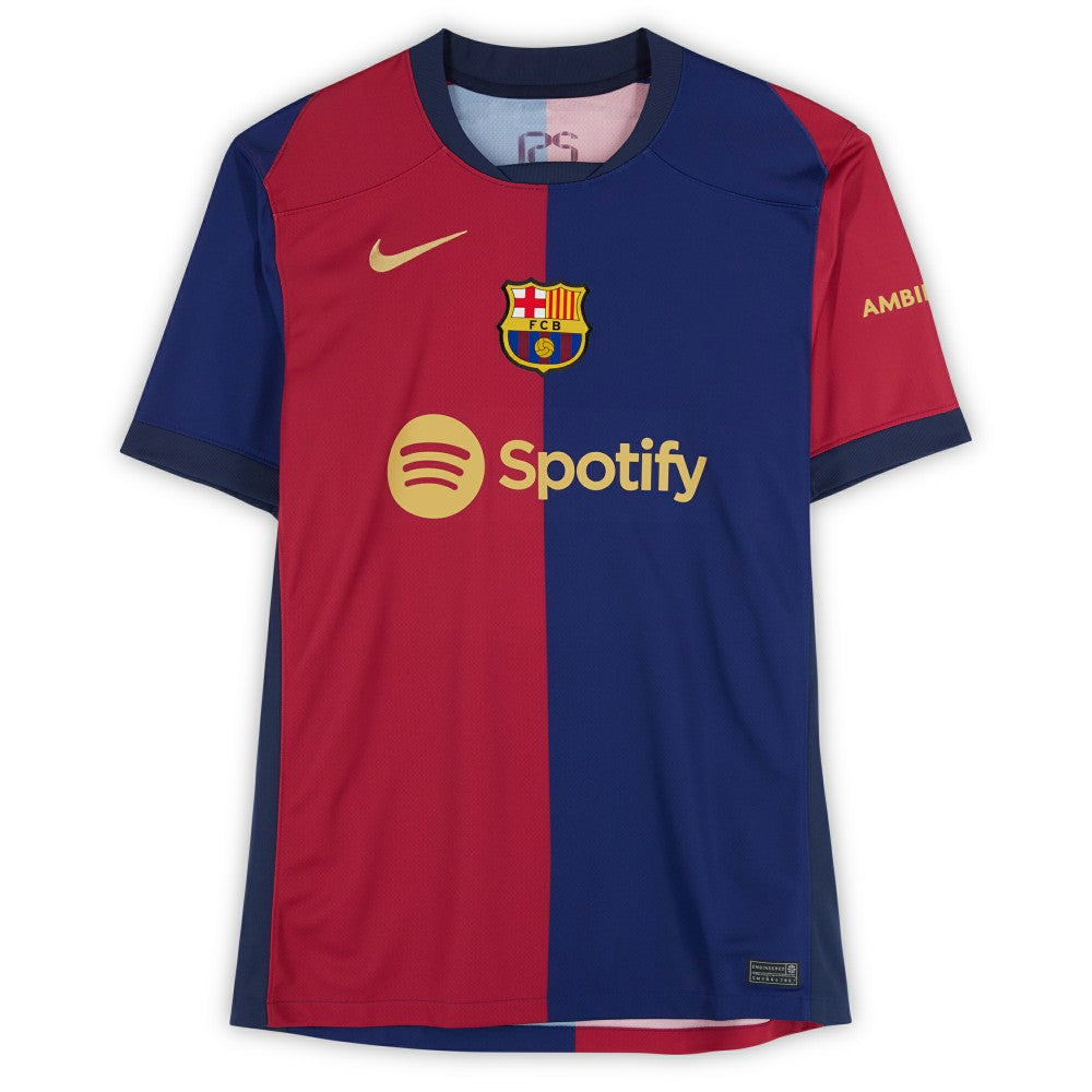 Patrick Kluivert Barcelona Autographed 2024-25 Red/Blue Home Jersey