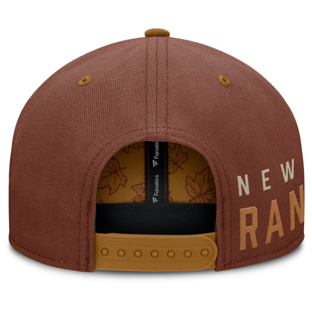 New York Rangers Fanatics Fall Leaves Acreage Snapback Hat -  NHL Hats