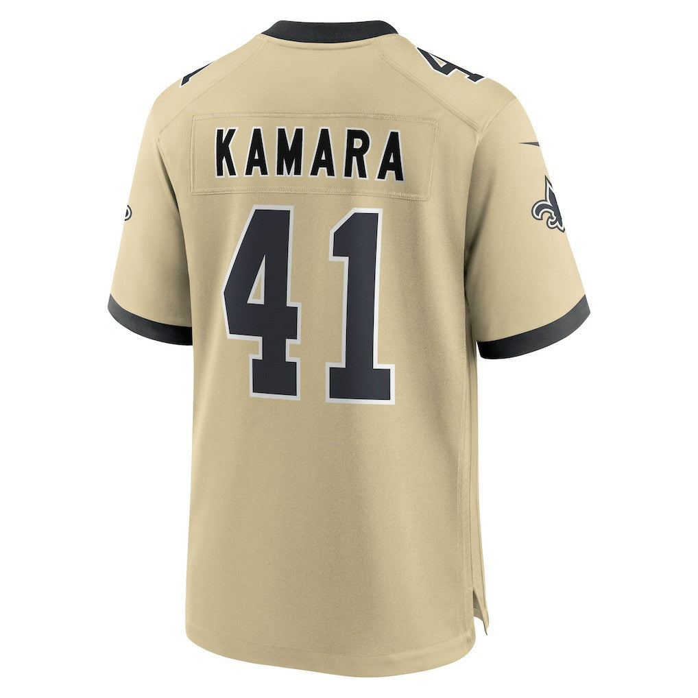 New Orleans Saints Alvin Kamara  Youth Gameday Golds Alternate Game Player Jersey | NFL US