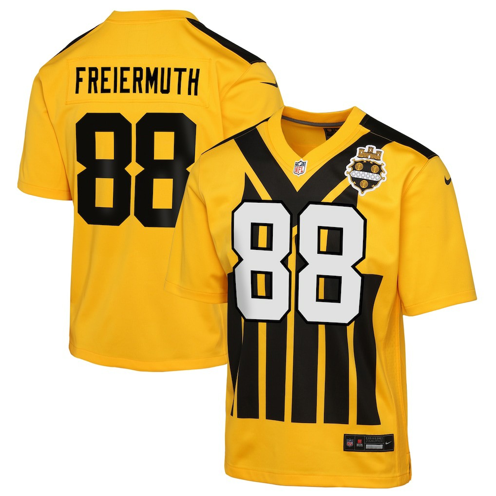 Pittsburgh Steelers Pat Freiermuth  Youth Alternate 1933 Throwback Game Jersey | NFL Hot