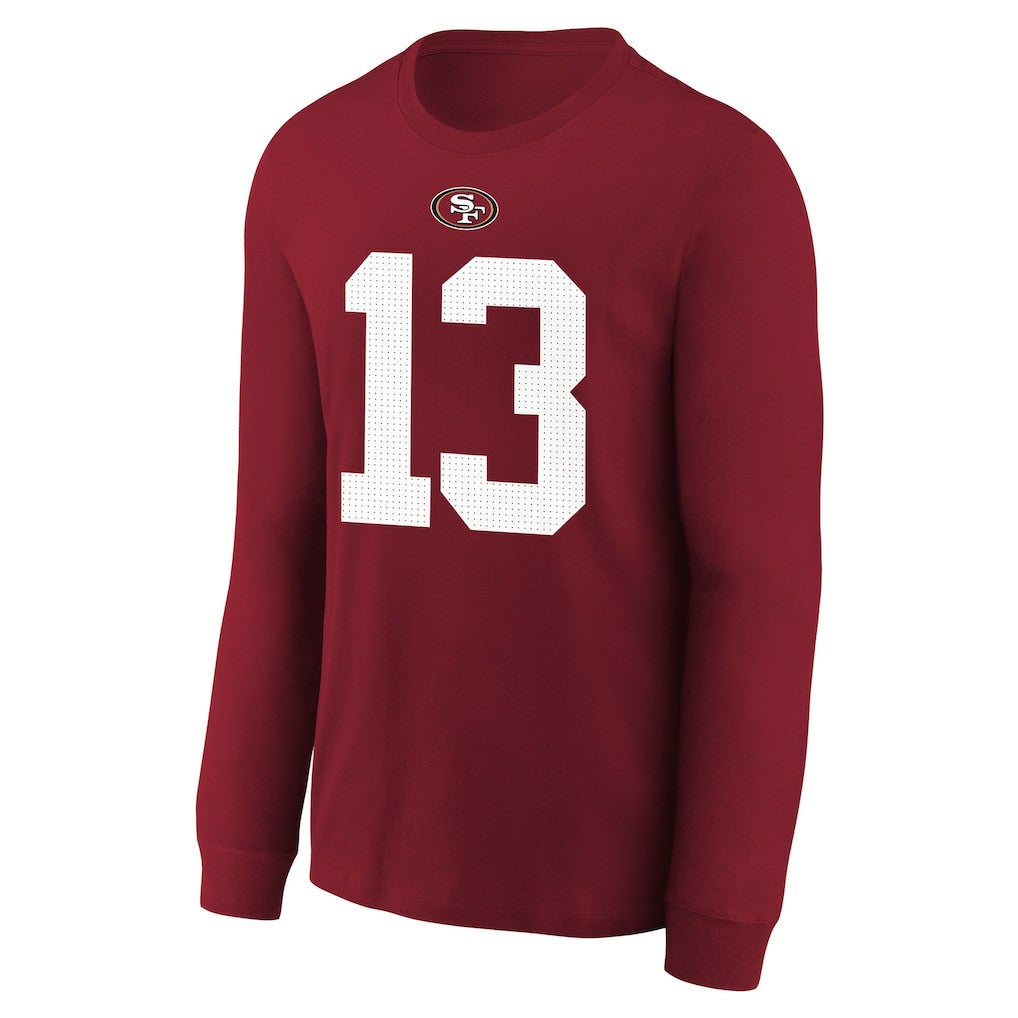 San Francisco 49ers Brock Purdy  Youth Player Name & Number Long Sleeve T-Shirt | NFL New