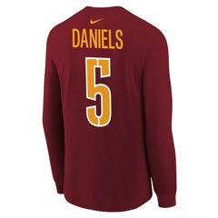 Washington Commanders Jayden Daniels  Youth Player Name & Number Long Sleeve T-Shirt | NFL On sale