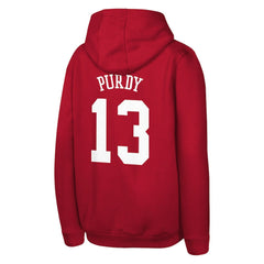 San Francisco 49ers Brock Purdy  Outerstuff Mainliner Player Name & Number Hoodie | NFL Hot