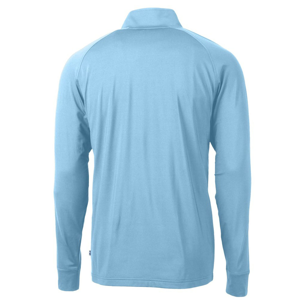 New York Jets Cutter & Buck Raglan Adapt Eco Knit Stretch Recycled Quarter-Zip Top | NFL Outlet