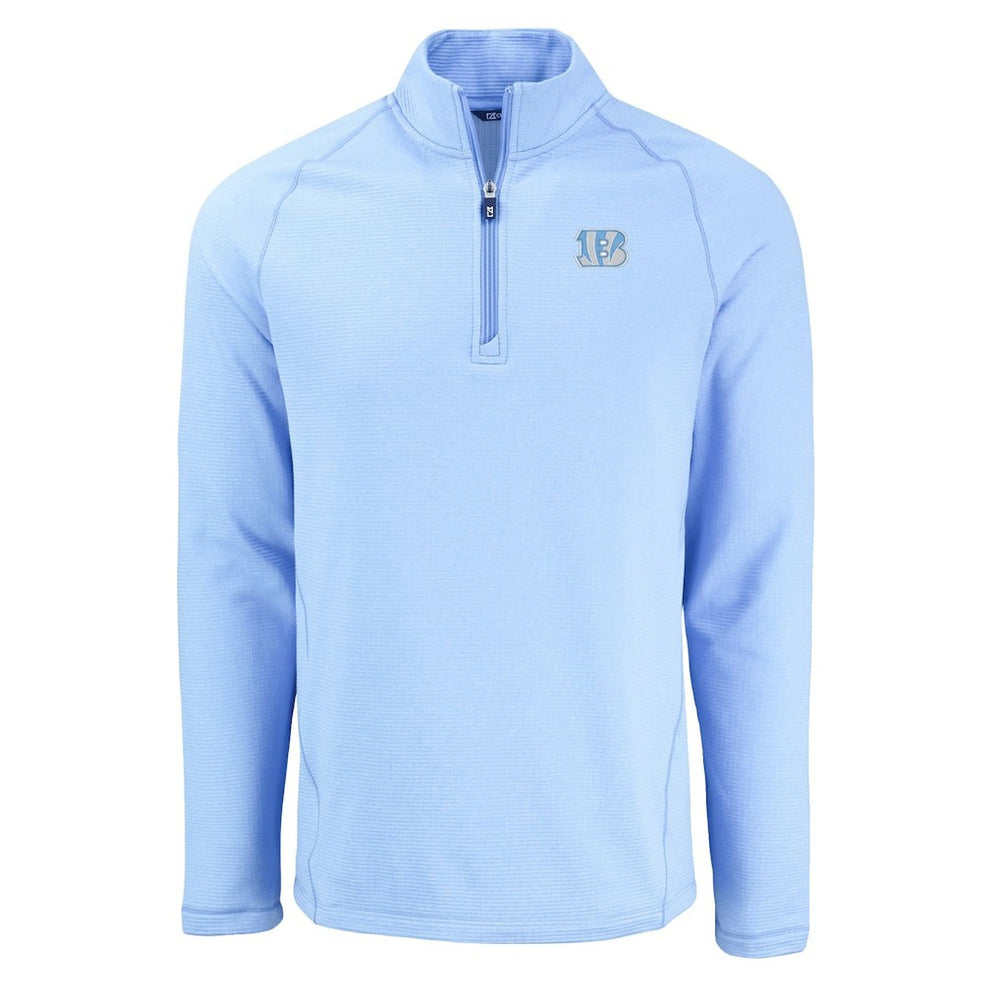 Cincinnati Bengals Cutter & Buck Peshastin Eco Fleece Recycled Raglan Quarter-Zip Top | NFL Outlet