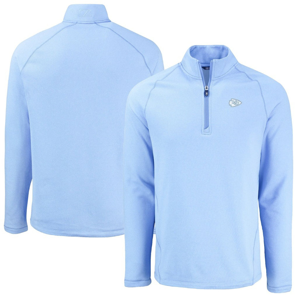 Kansas City Chiefs Cutter & Buck Peshastin Eco Fleece Recycled Raglan Quarter-Zip Top | NFL On sale