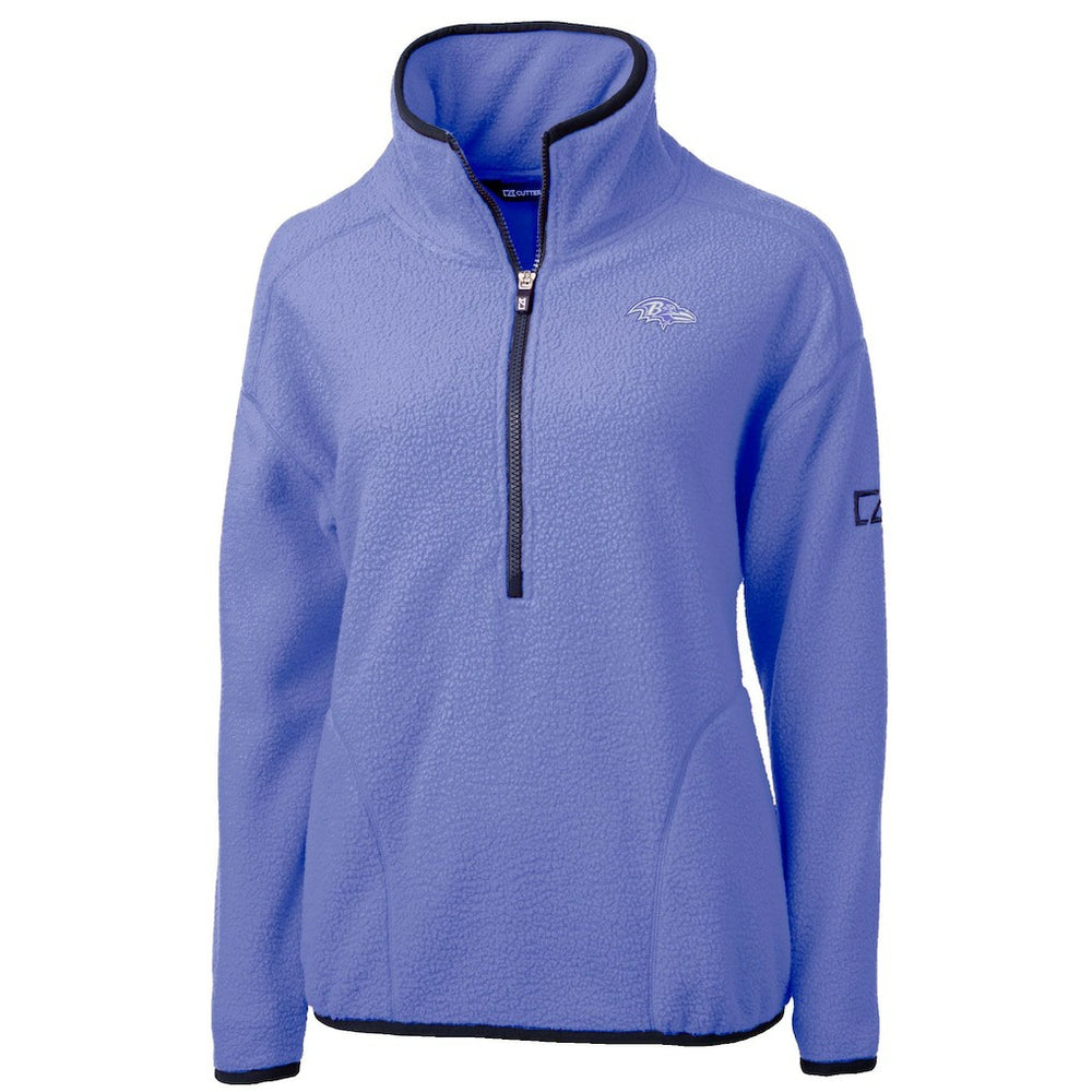 Baltimore Ravens Cutter & Buck Women's Cascade Eco Fleece Half-Zip Jacket | NFL Near me